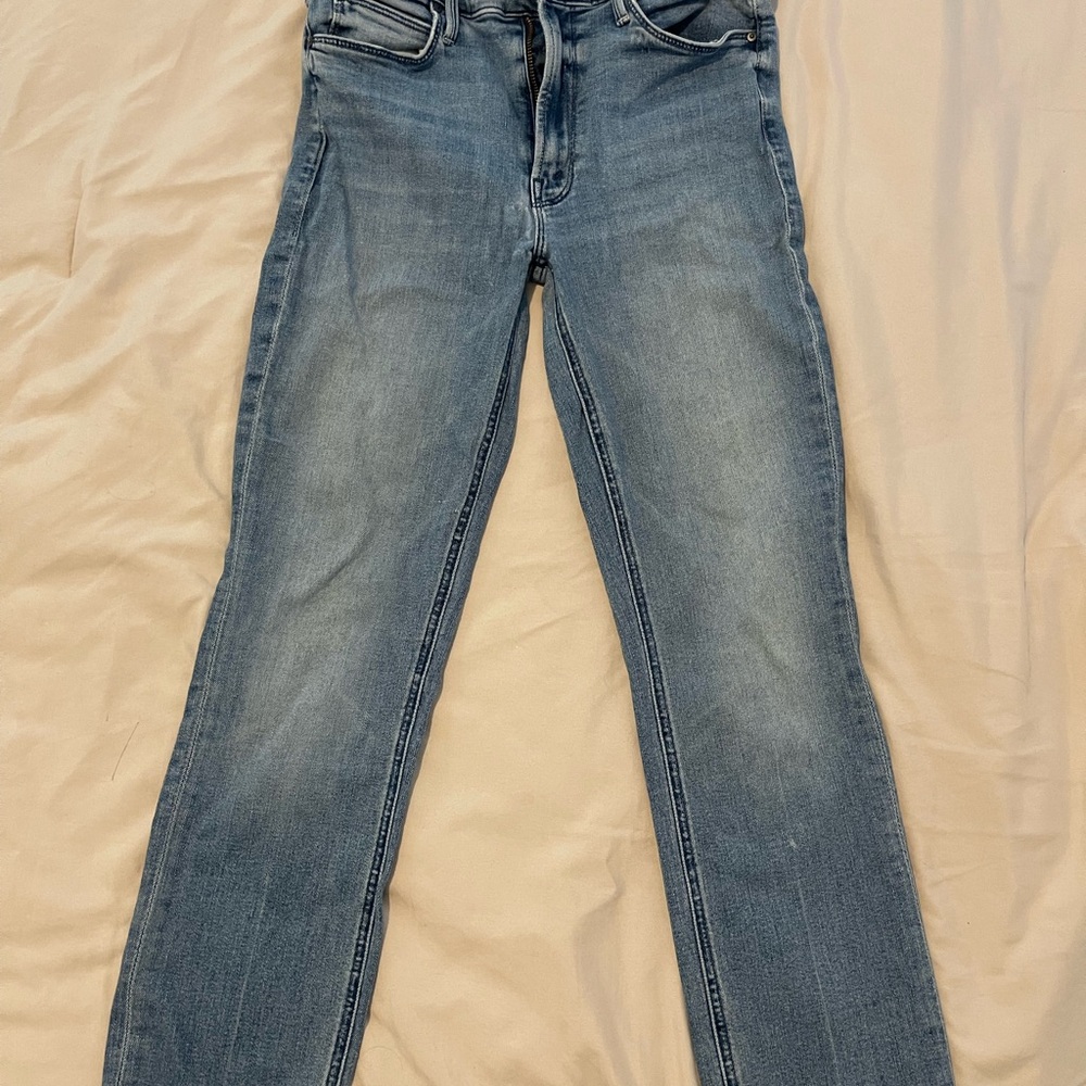 MOTHER Women's Straight Leg Jeans - Blue
